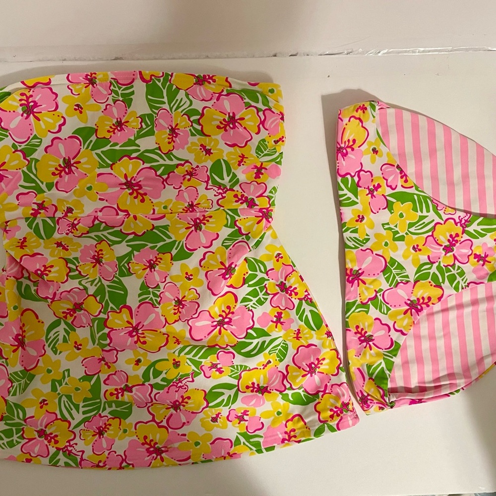 Lilly Pulitzer Strapless Tankini